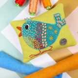 Pinyon Jay Pincushion (Kit & Free Pattern)