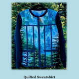 Playing with Panels Quilted Sweatshirt Jacket Pattern