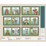 Little Readers 13 Panel 36" by Leanne Anderson and Kaytlyn Kuebler for Henry Glass