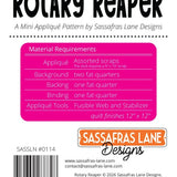 Rotary Reaper Pattern