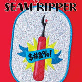 Sweary Seam Ripper Pattern