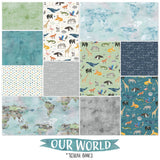 Our World Charm Pack by Clothworks