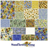 Sunflower Song Charm Pack by Clothworks