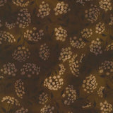 Flowers Coffee 108" Wide Quilt Backing