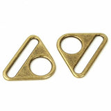 Two Triangle Rings 1 1/2" Antique
