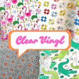 Sassafras Lane Designs - Clear Vinyl 12in x 53in