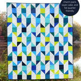 Serena Shores Board and Batten Quilt Kit 56 1/2” x 64 1/2”