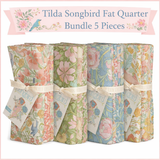 Songbird Fat Quarter Bundle 5 Pieces by Tone Finnanger for Tilda