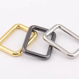 Square Ring Plated Metal 1 inch