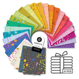 Sun Print Glass Fat Quarter Bundle 27 Pieces by Alison Glass for Andover