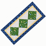 Tee Time Sassy Squares Table Runner Kit 16" x 35 1/2"
