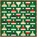 Tiny Tidings Kris Kringle Quilt Kit 61" x 61 1/2"