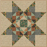 Touchdown Star Quarterback Quilt Kit 60” x 60”