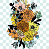 True to Hue Dusty Sky Panel 36" by Alli K Design for Moda