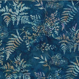 Bali Batiks Mixed Fern Navy