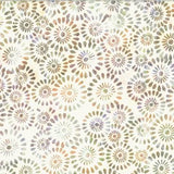 Bali Batiks Round Floral Sand Dollar