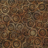 Bali Batiks Round Floral Earth