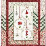 Very Berry Christmas Panel Glow Quilt Kit 54" x 72"