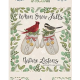 When Snow Falls Panel 24" by Deb Strain for Moda