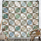 Woodland Way Iconic Quilt Kit 78 1/2" x 78 1/2"