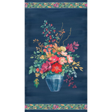 Floral Drama Panel 24" by Beth Grove for Clothworks