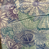 Sketchbook Turquoise 108" Wide Quilt Backing