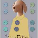 Tilda's Friends Chambray Buttons Cool 10ct