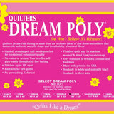 Quilters Dream White Poly Twin 93x72