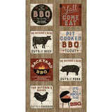 Backyard BBQ Panels by Dan DiPaolo for Clothworks