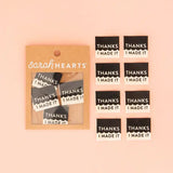 Sarah Hearts - Woven Labels