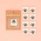 Sarah Hearts - Woven Labels