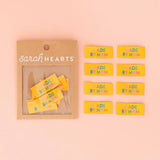 Sarah Hearts - Woven Labels