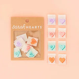 Sarah Hearts - Woven Labels