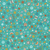 Astrobots Flannel by Robert Kaufman