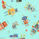 Astrobots Flannel by Robert Kaufman