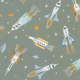 Astrobots Flannel by Robert Kaufman
