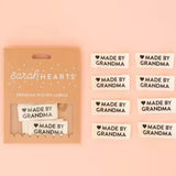 Sarah Hearts - Woven Labels
