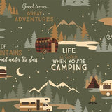 Living The Dream Flannel by Dan DiPaolo for Clothworks