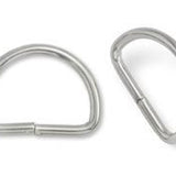 D-Ring Plated Metal 1 inch