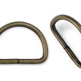 D-Ring Plated Metal 1 inch