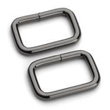 Square Ring Plated Metal 1 inch