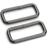 Square Ring Plated Metal 1.5 inch