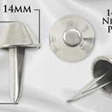 Purse Feet Metal 14mm