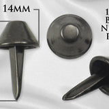 Purse Feet Metal 14mm