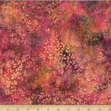 Packed Leaves Bali Batiks by Hoffman Fabrics