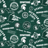 Michigan State Cotton by Sykel Studio for Benartex