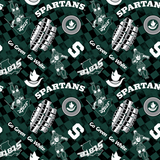Michigan State Canvas by Sykel Studio for Benartex