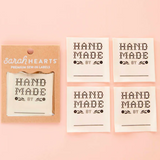Sarah Hearts Woven Labels