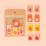 Sarah Hearts Woven Labels