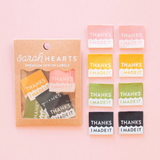 Sarah Hearts Woven Labels